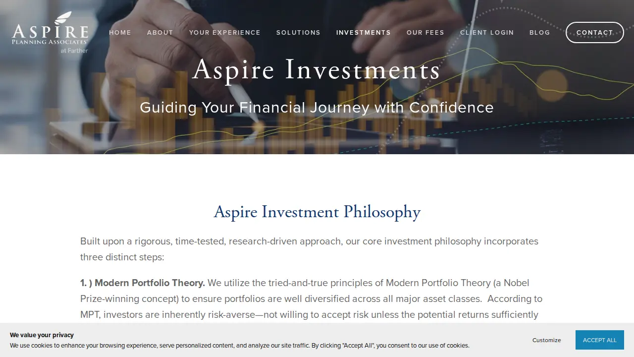 Aspire Planning Associates page