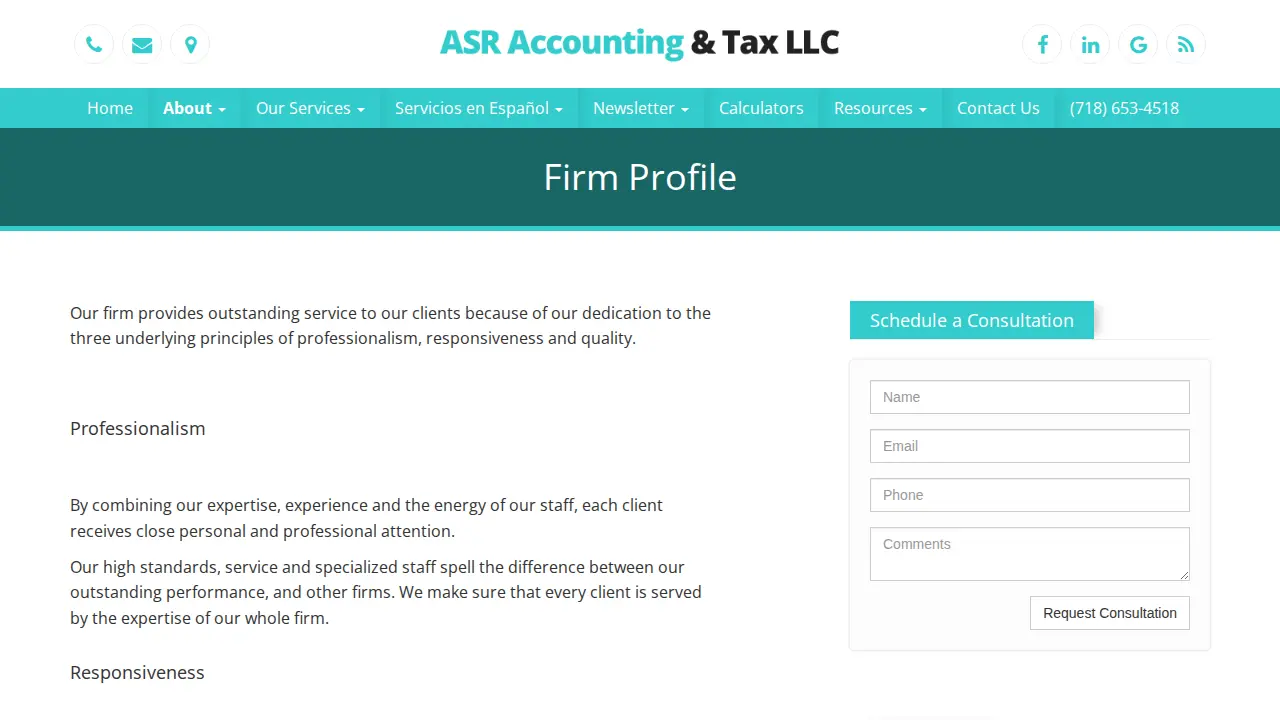 ASR Accounting & Tax LLC page