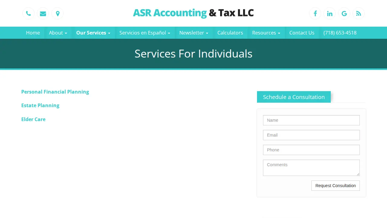 ASR Accounting & Tax LLC page