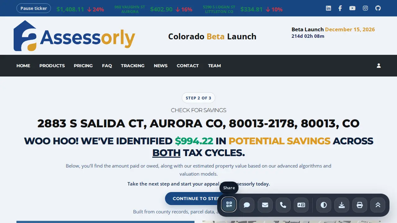 Assessorly page