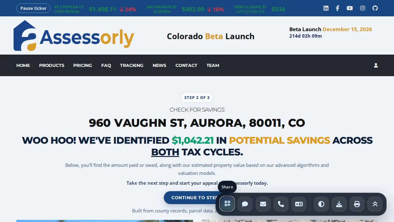 Assessorly page