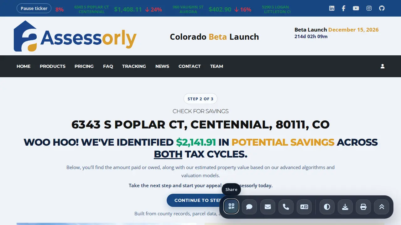 Assessorly page