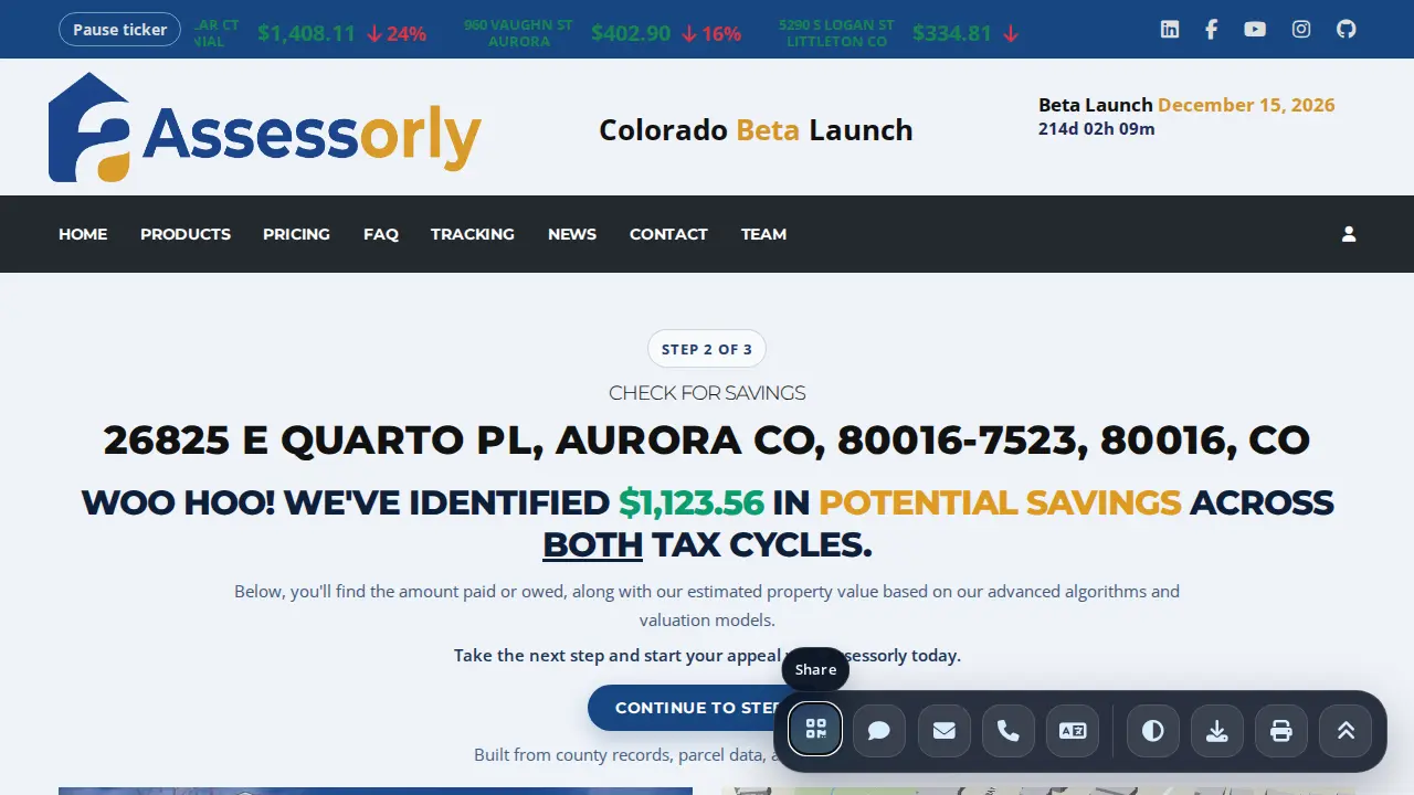 Assessorly page