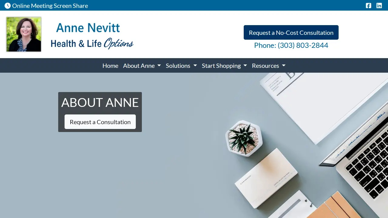Anne Nevitt, Licensed Agent page