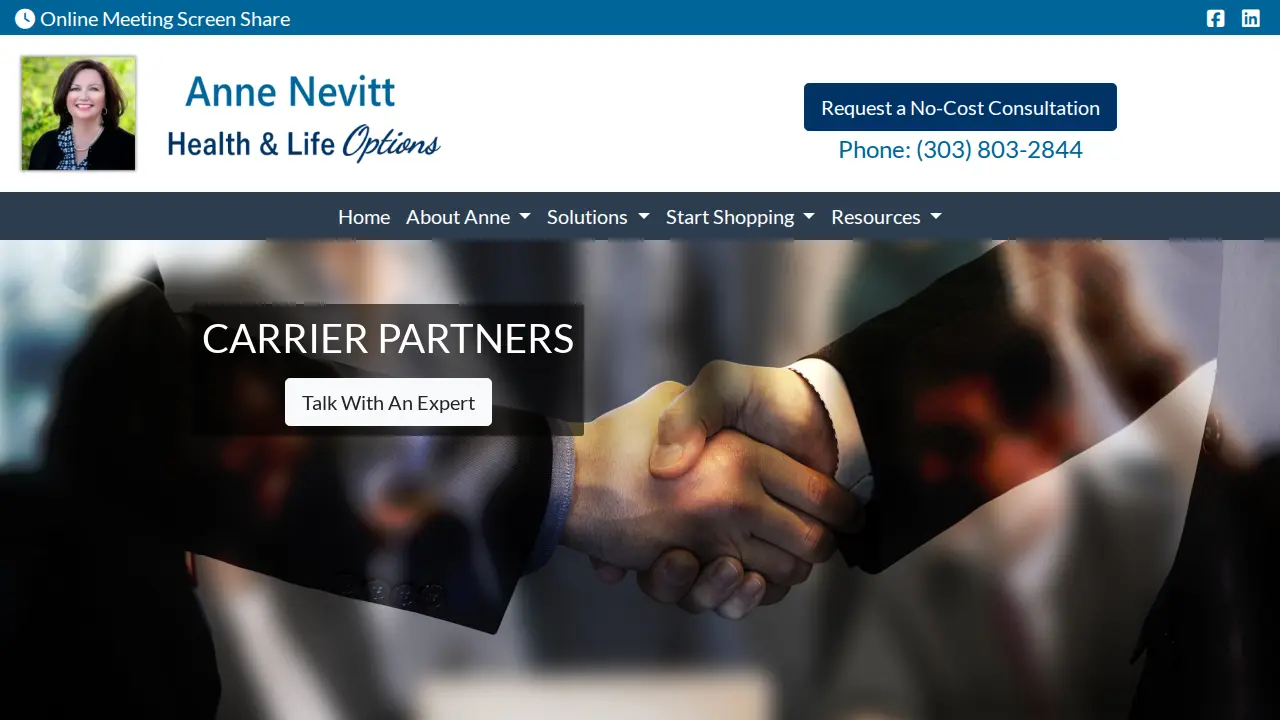 Anne Nevitt, Licensed Agent page