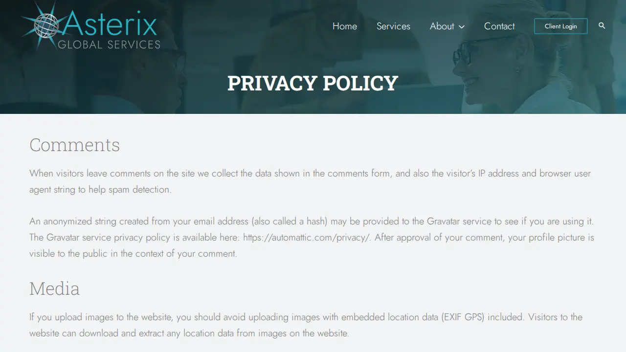 Asterix Global Services, Inc. page