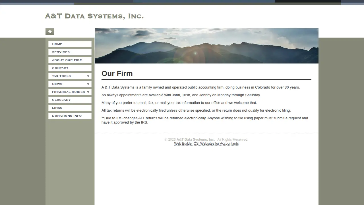 A&T Data Systems, Inc. page