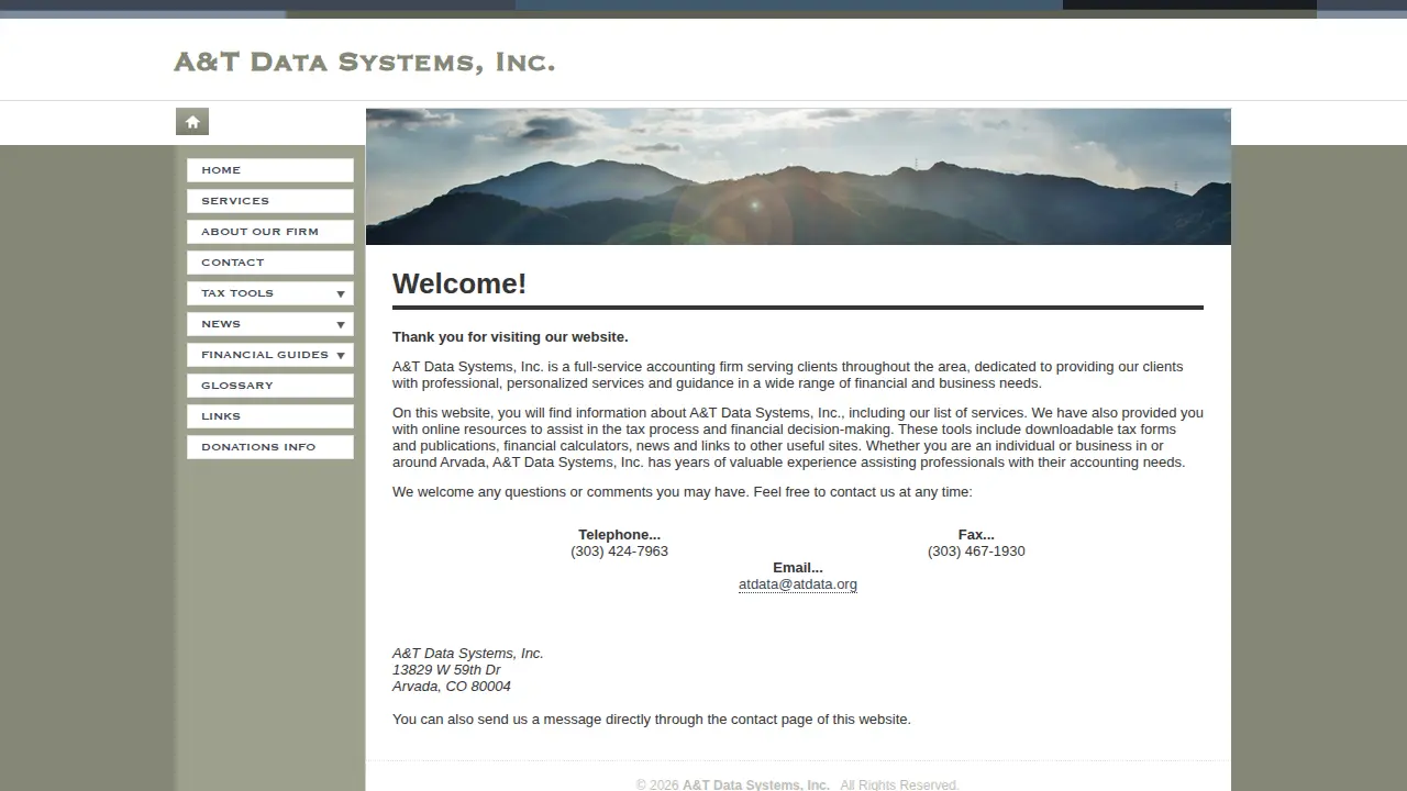 A&T Data Systems, Inc. page