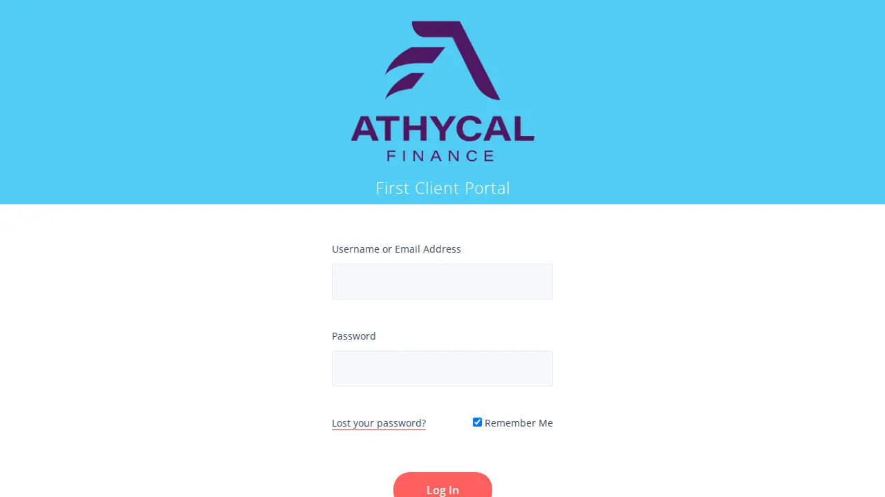 Athycal Accounting page