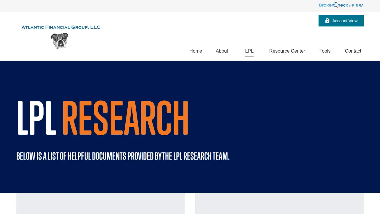 Atlantic Financial Group, LLC page