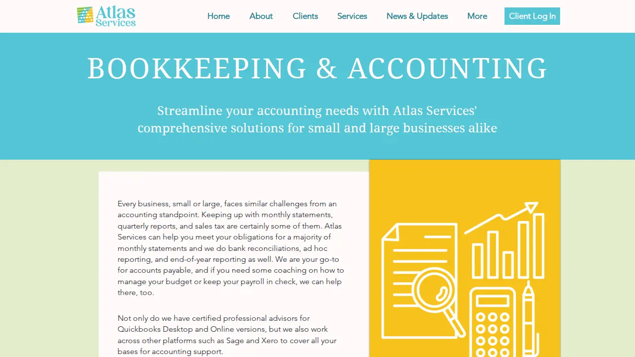 Atlas Services page