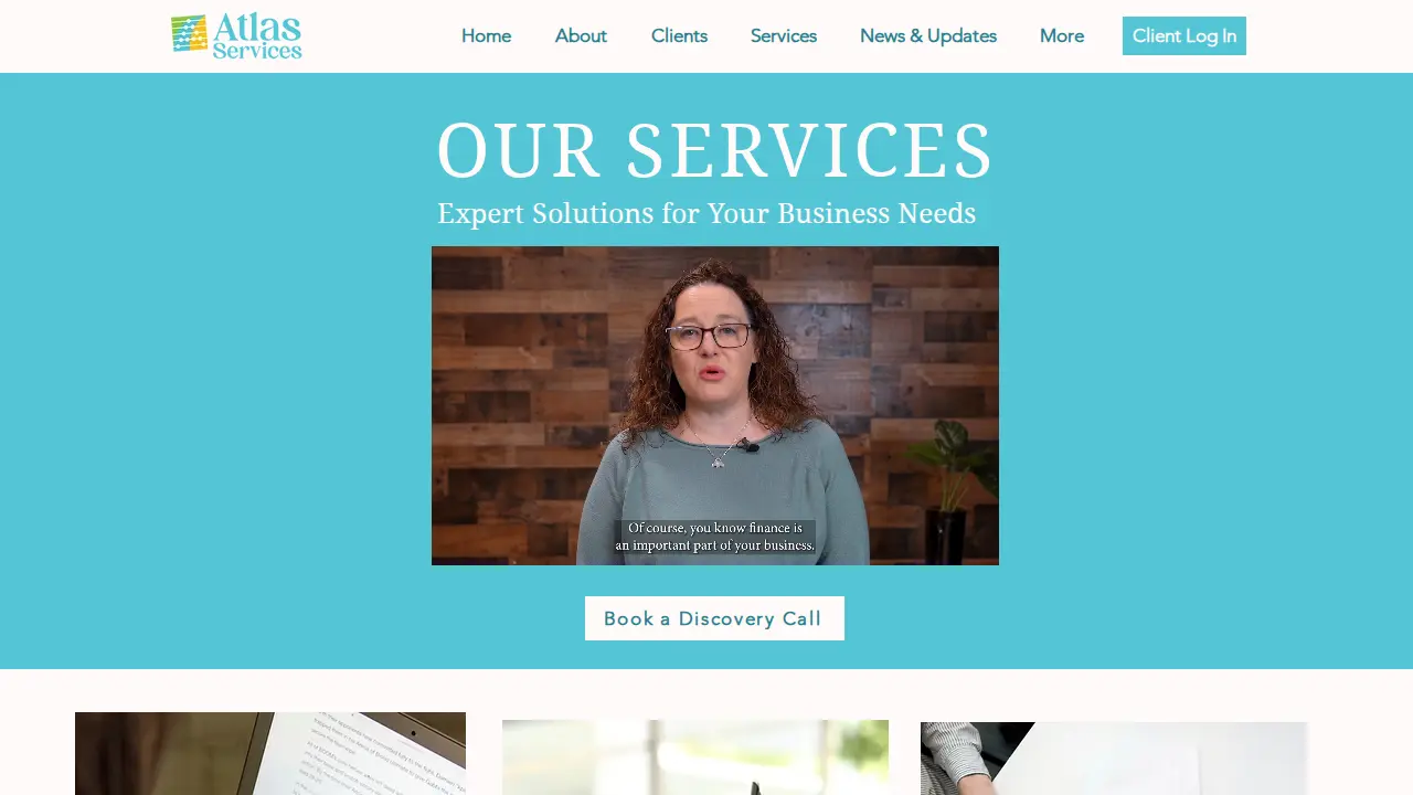 Atlas Services page
