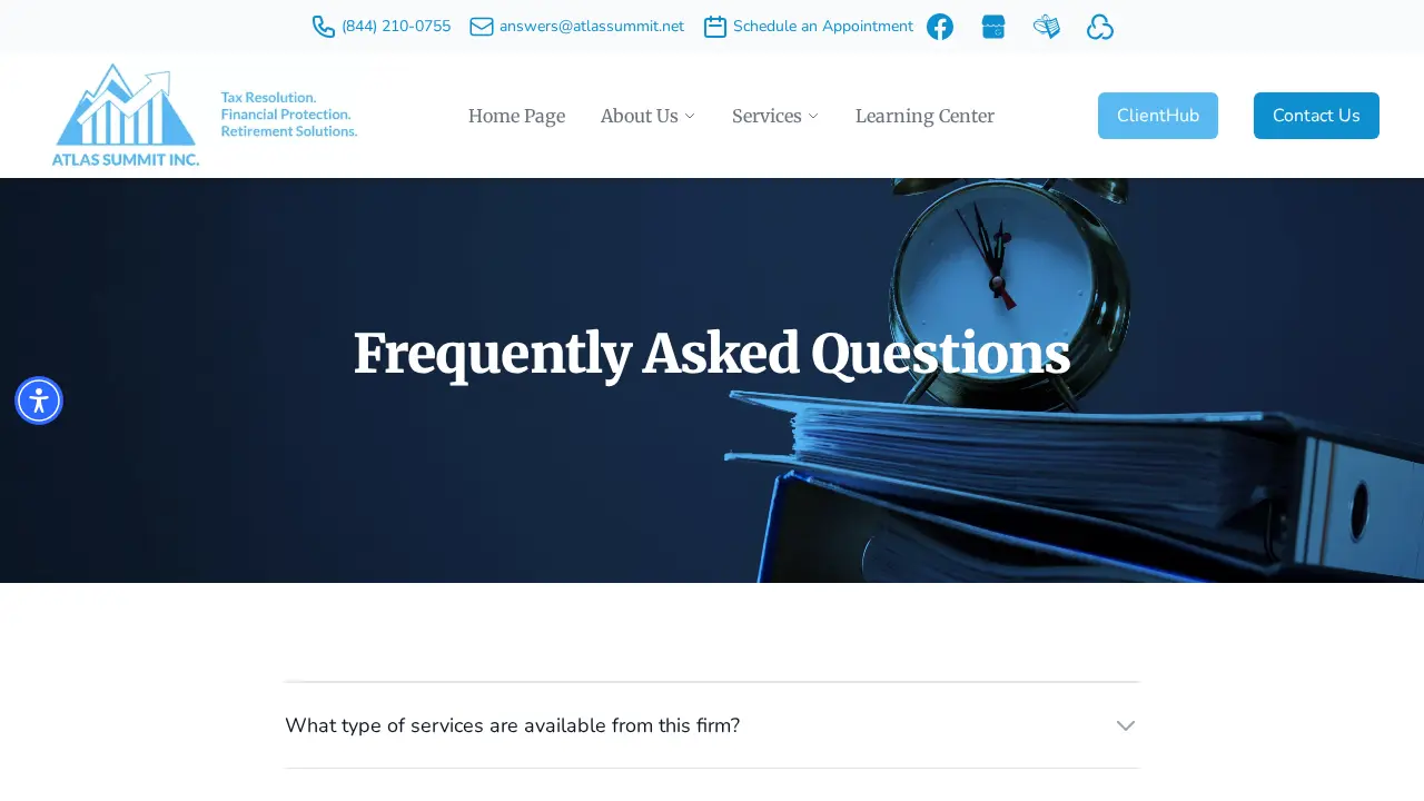Atlas Summit Inc page