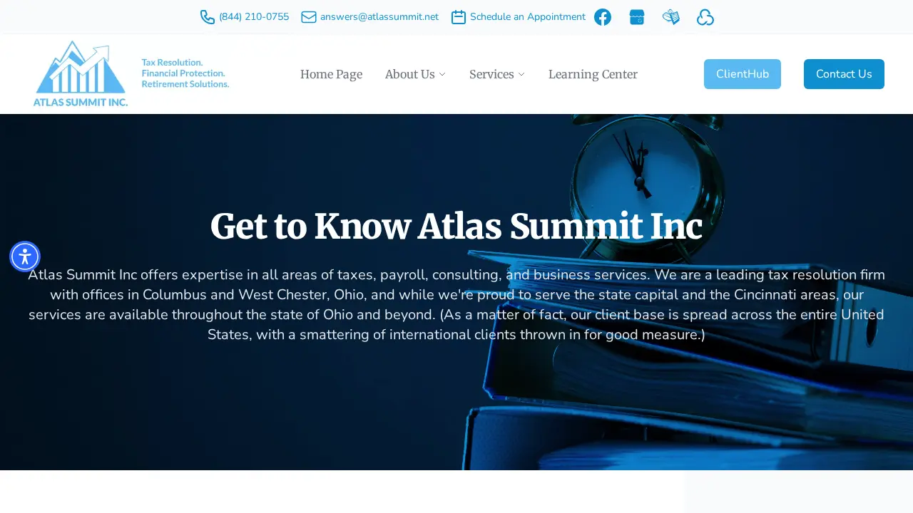 Atlas Summit Inc page
