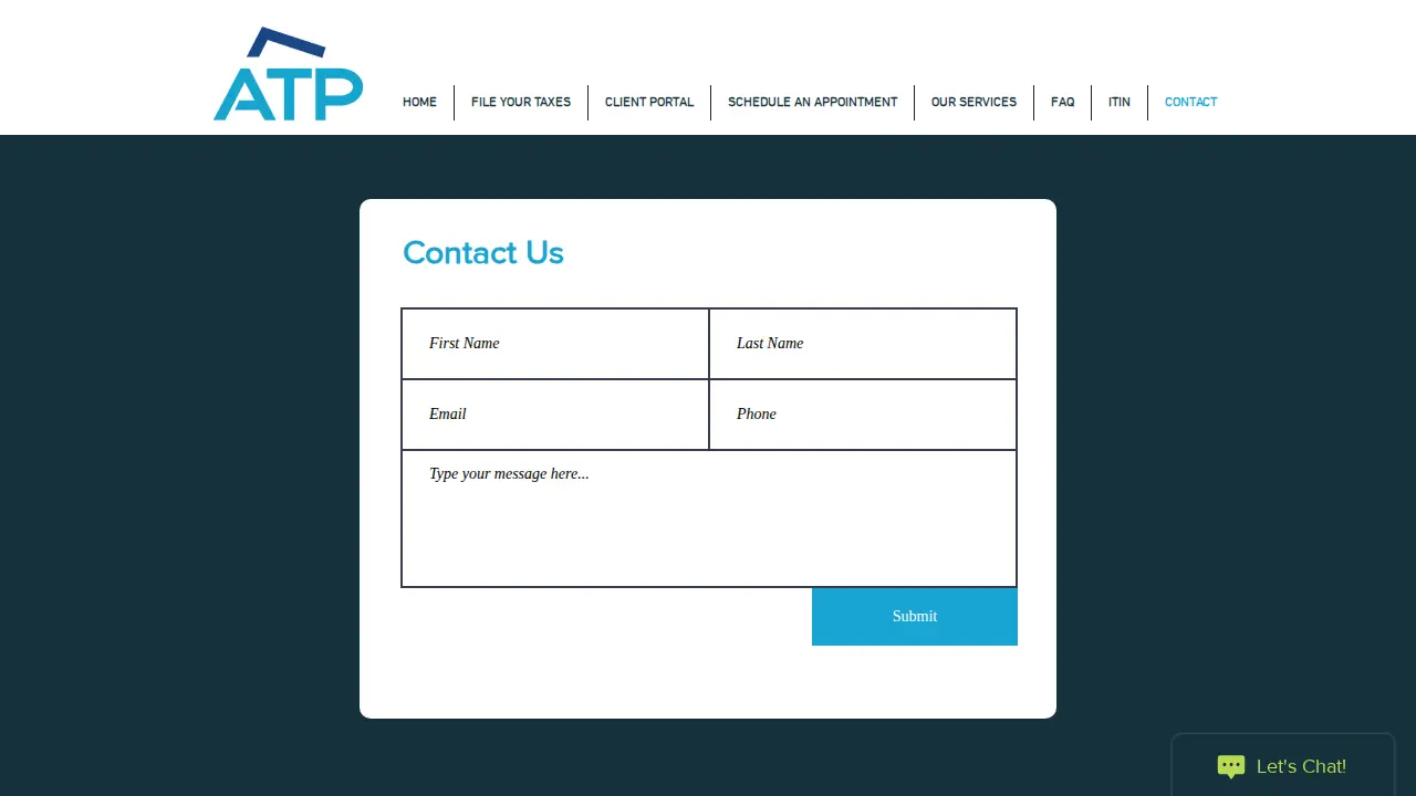 ATP Tax Accountants page