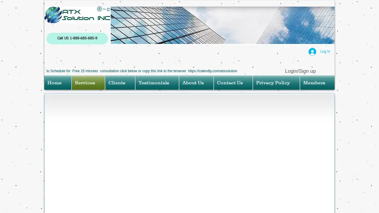 ATX Solution INC page