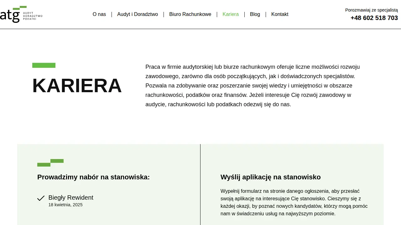 Audit And Tax Group Sp. z o.o. page
