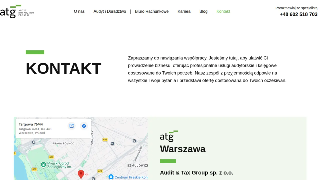 Audit And Tax Group Sp. z o.o. page