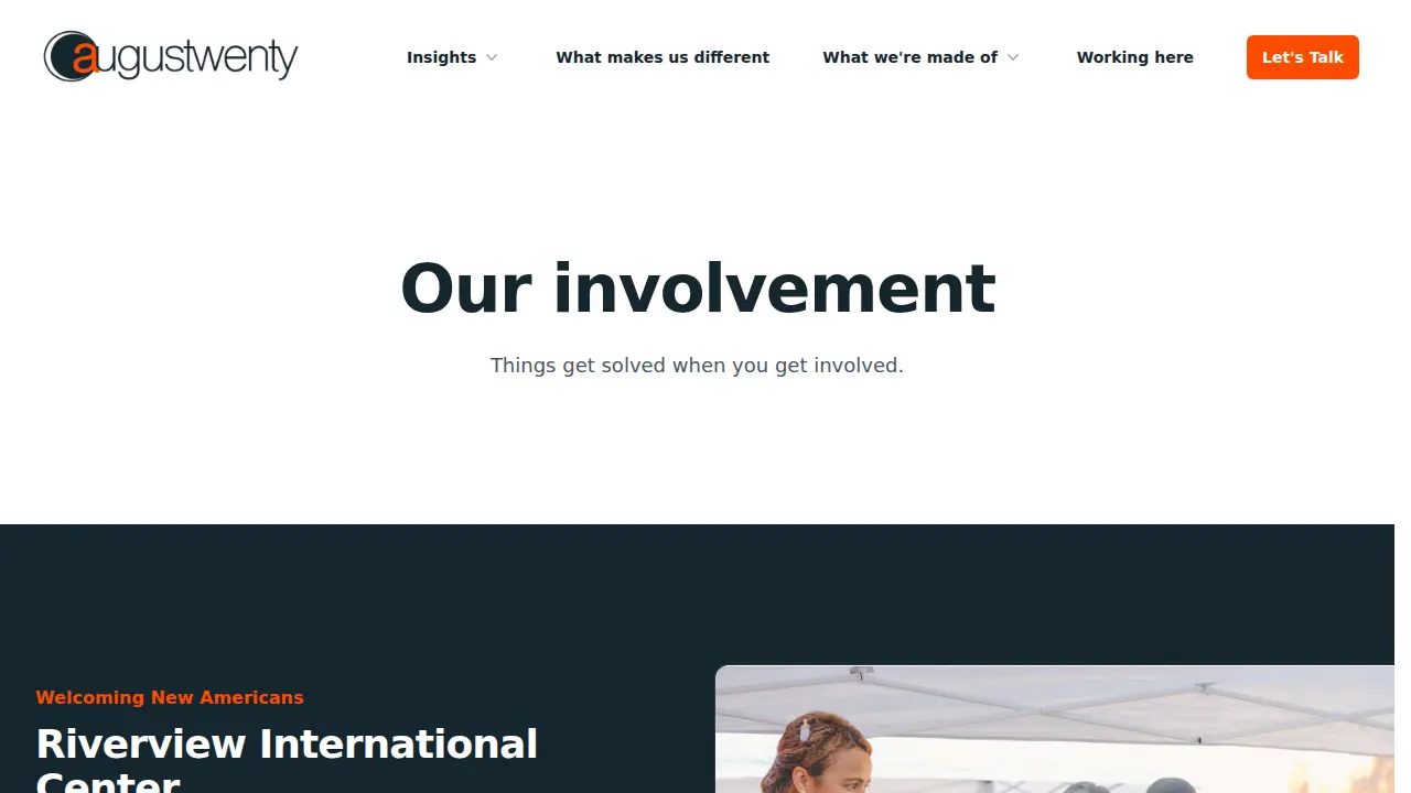 augustwenty page
