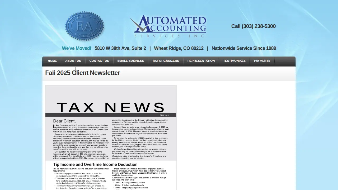 Automated Accounting Services Inc page