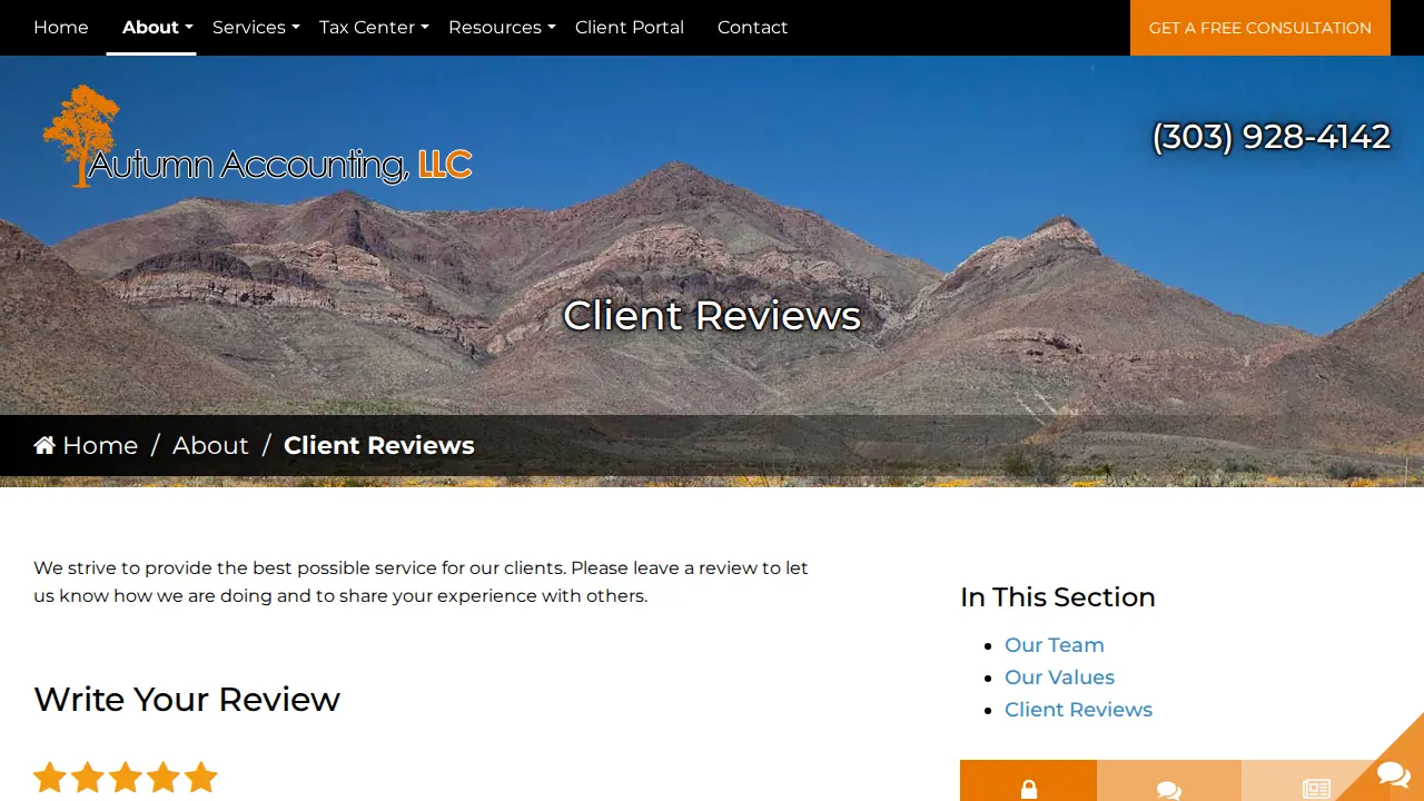 Autumn Accounting LLC page