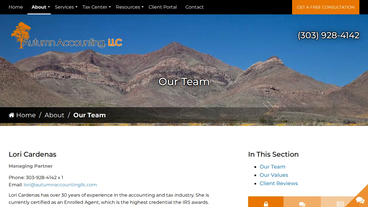 Autumn Accounting LLC page
