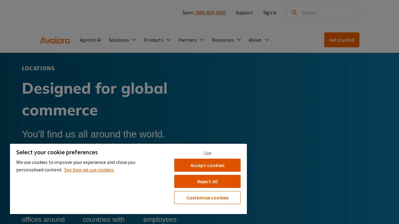 Avalara page