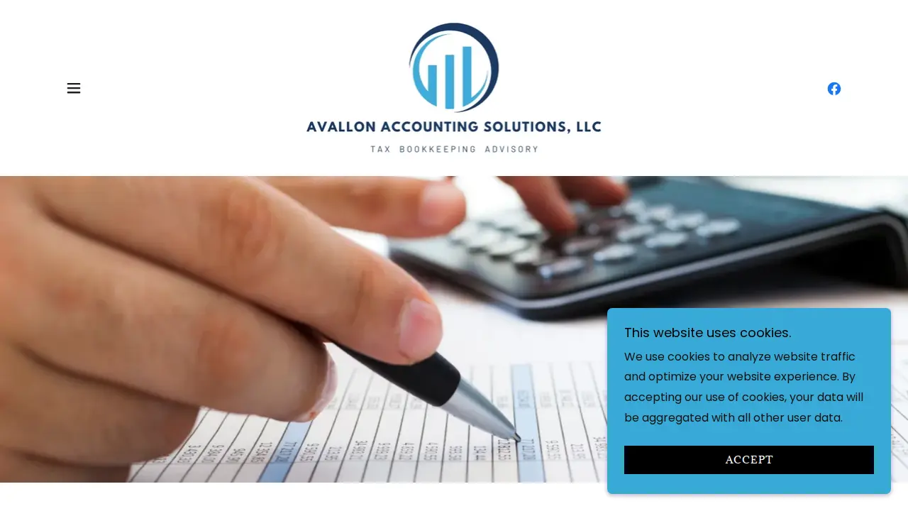 Avallon Accounting Solutions website