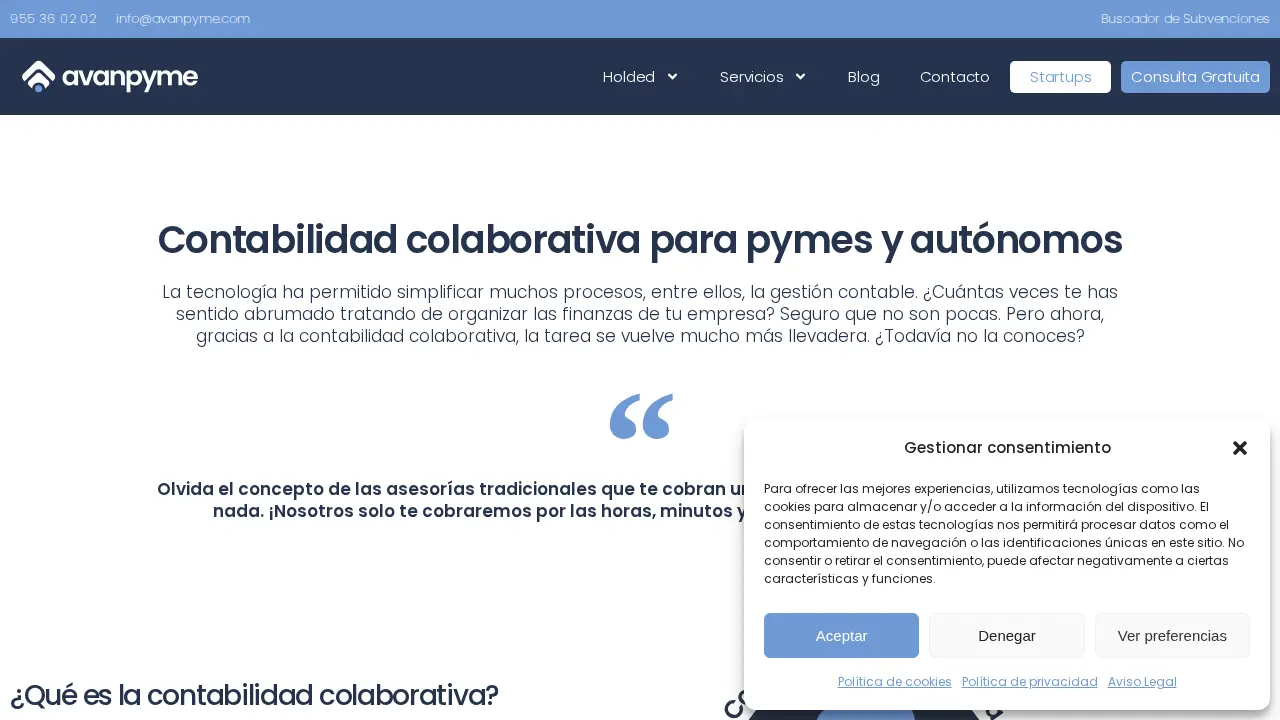 AvanPyme page