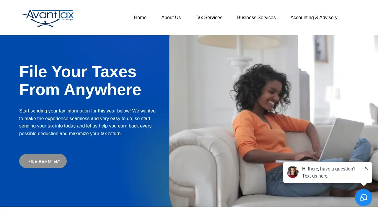 Avant-Tax page