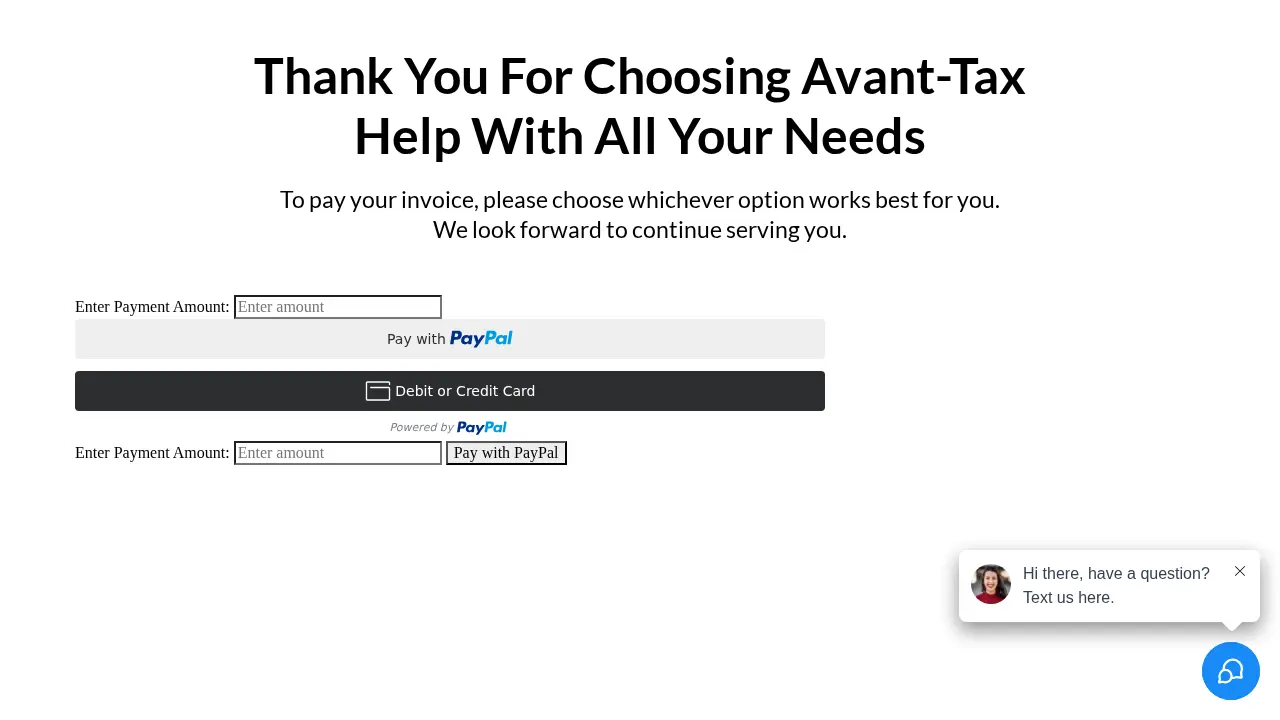 Avant-Tax page
