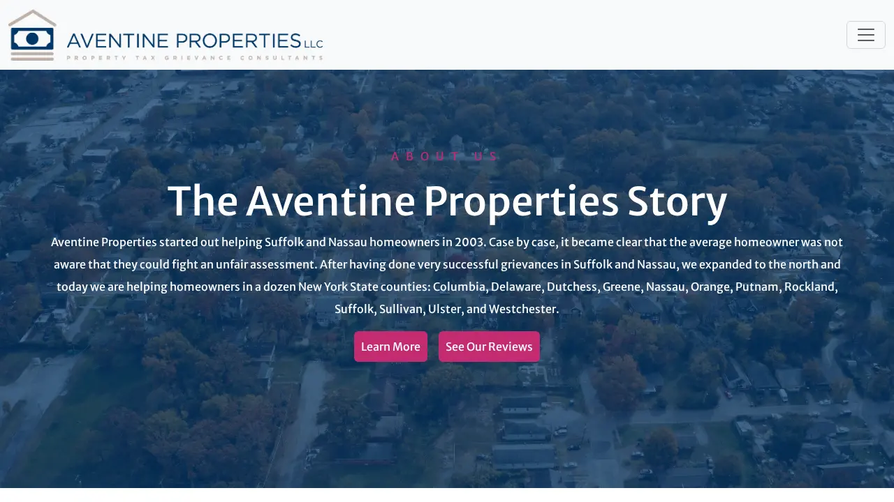Aventine Properties LLC Tax Grievance page