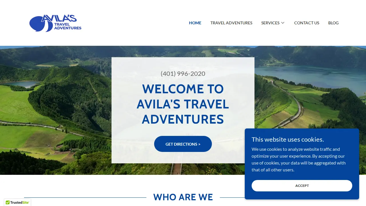 Avila Services page