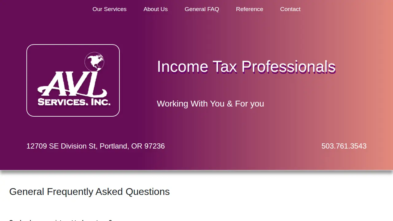 AVI Services, Inc. page