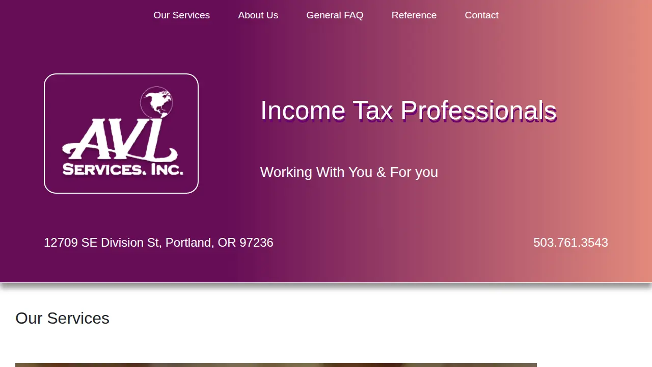 AVI Services, Inc. page