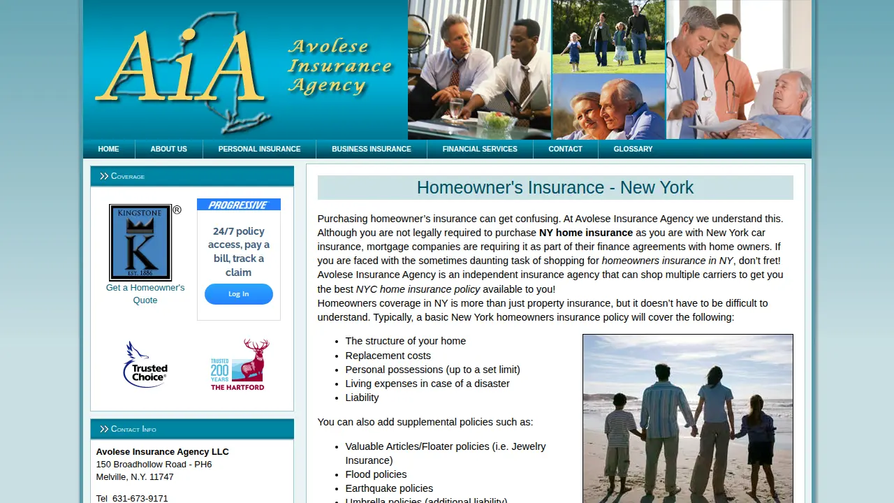 John D Avolese PC page