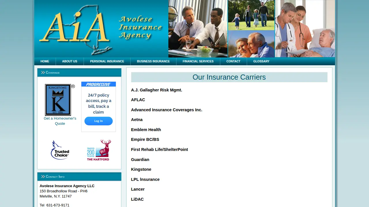 John D Avolese PC page
