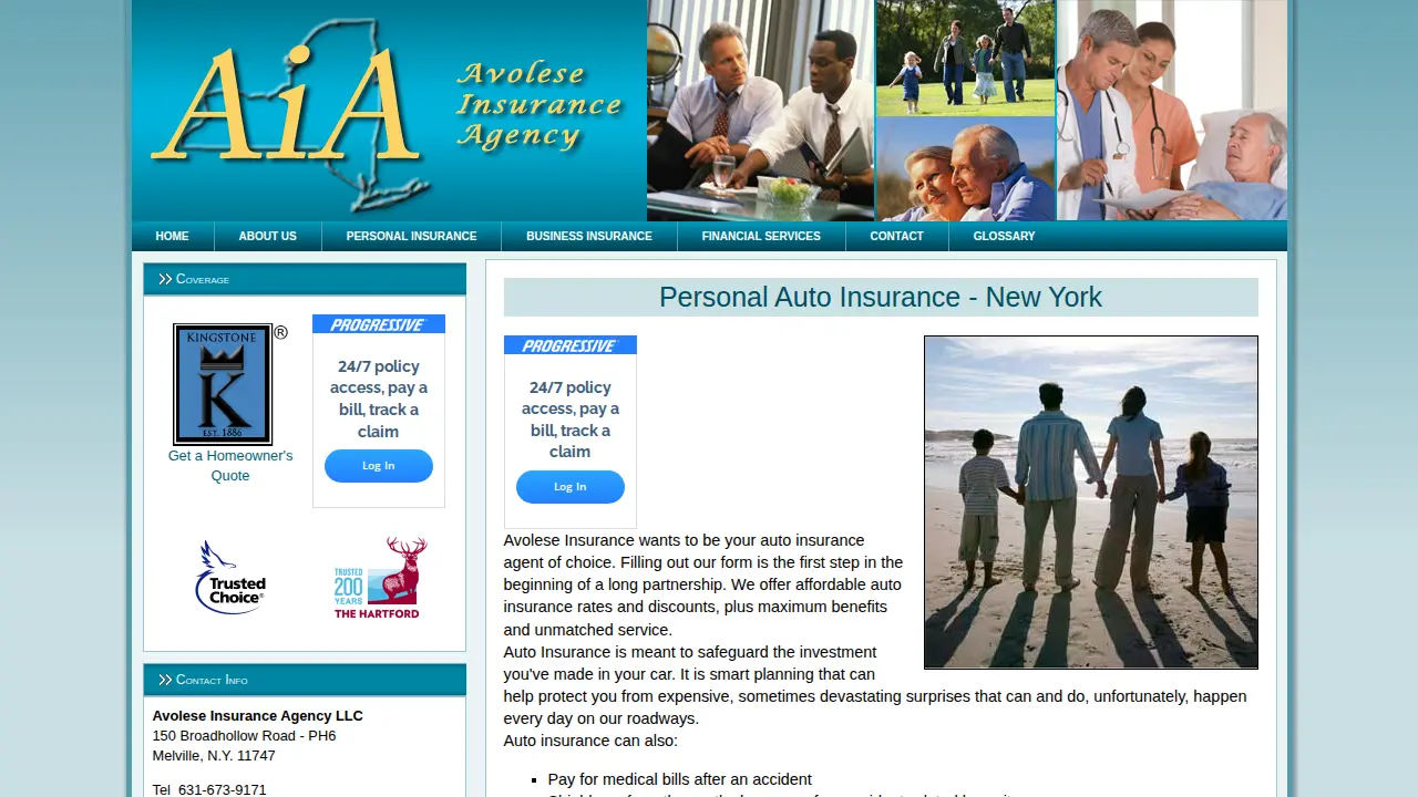 John D Avolese PC page