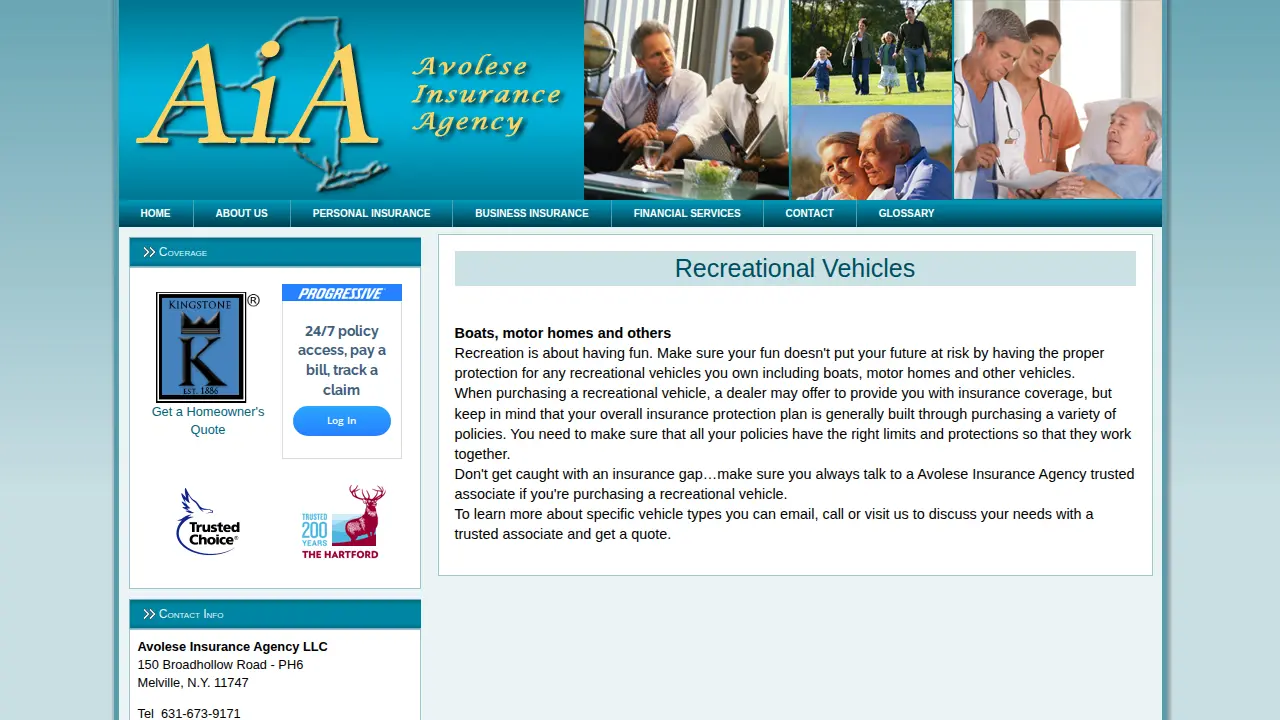John D Avolese PC page