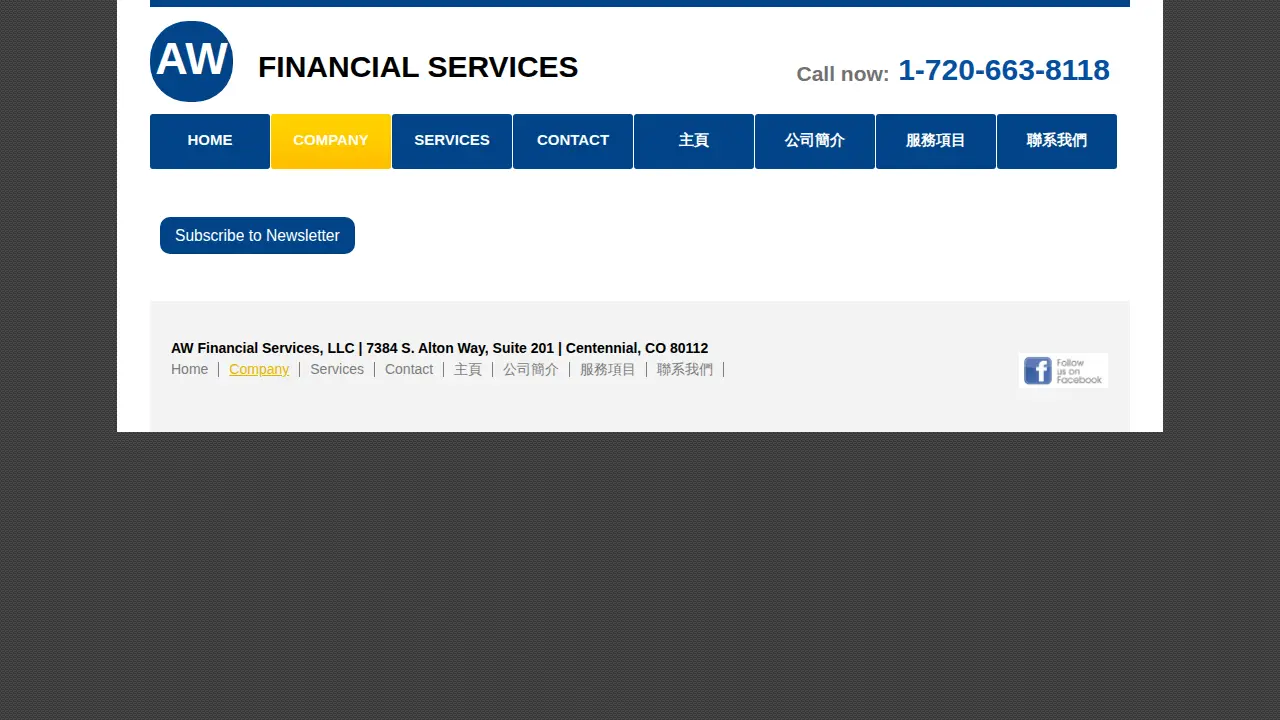 AW Financial Services, LLC page