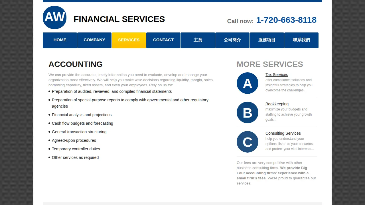 AW Financial Services, LLC page