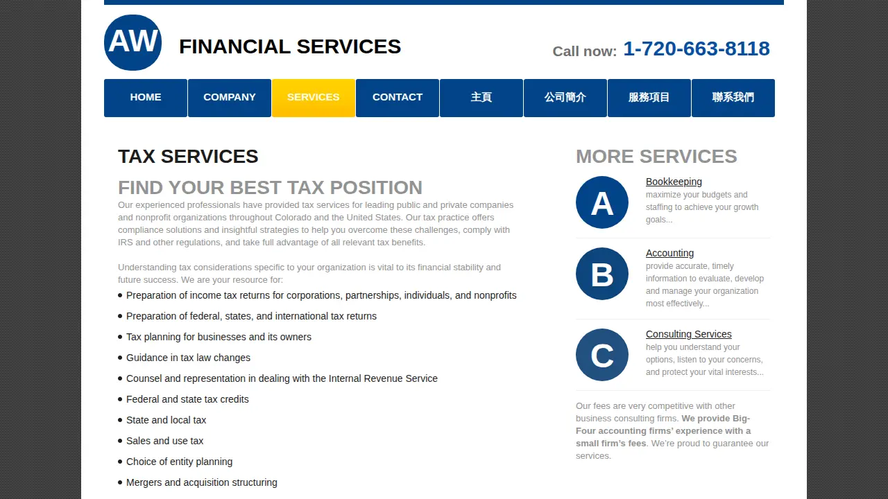 AW Financial Services, LLC page