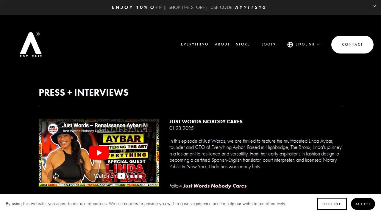 Everything Aybar® LLC page