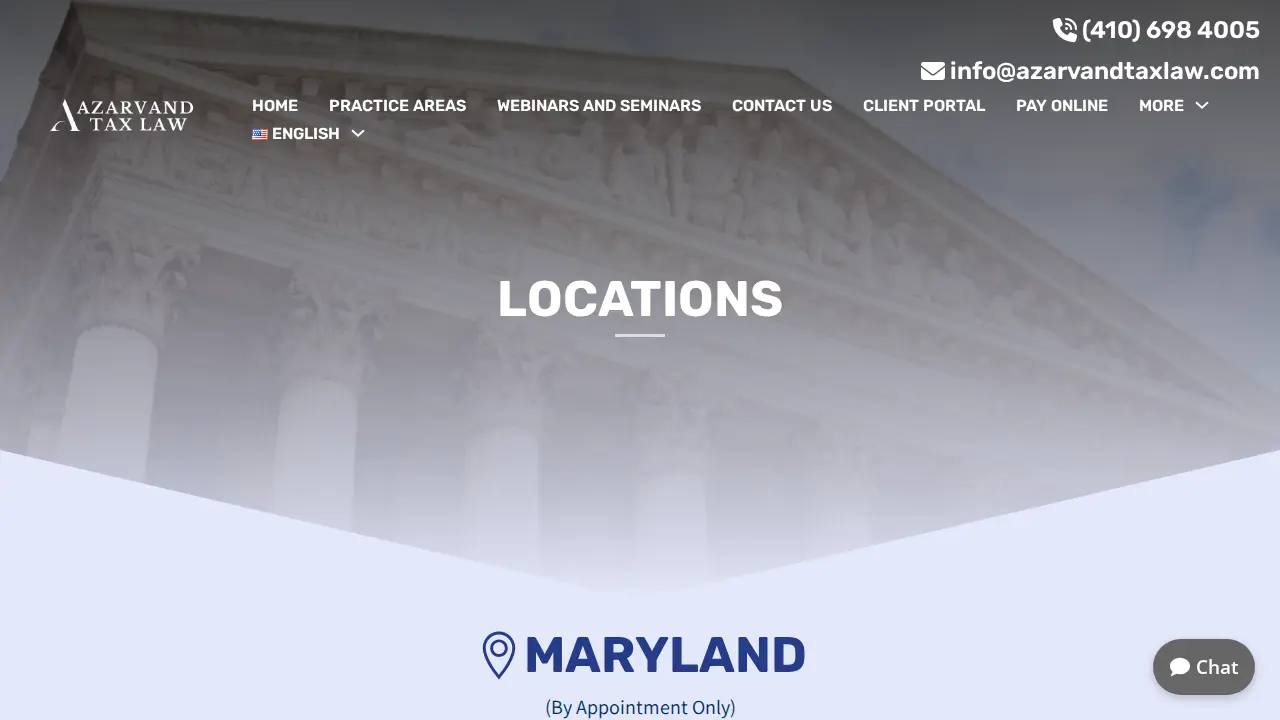 Azarvand Tax Law page