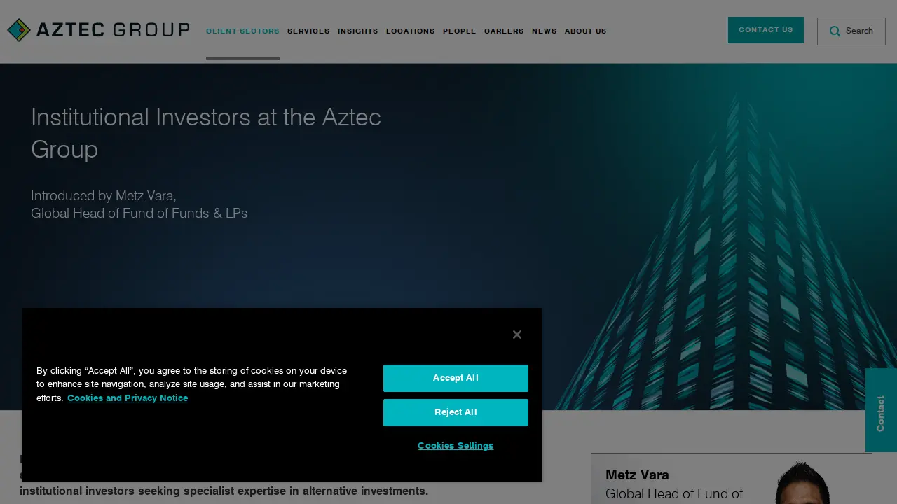 Aztec Group - US, Radnor page
