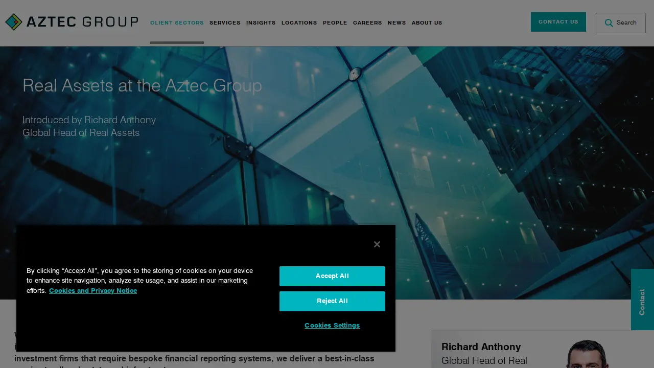 Aztec Group - US, Radnor page