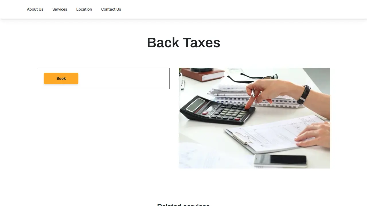 Back Taxes Philadelphia page