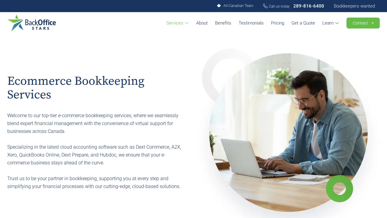 Back Office Stars page