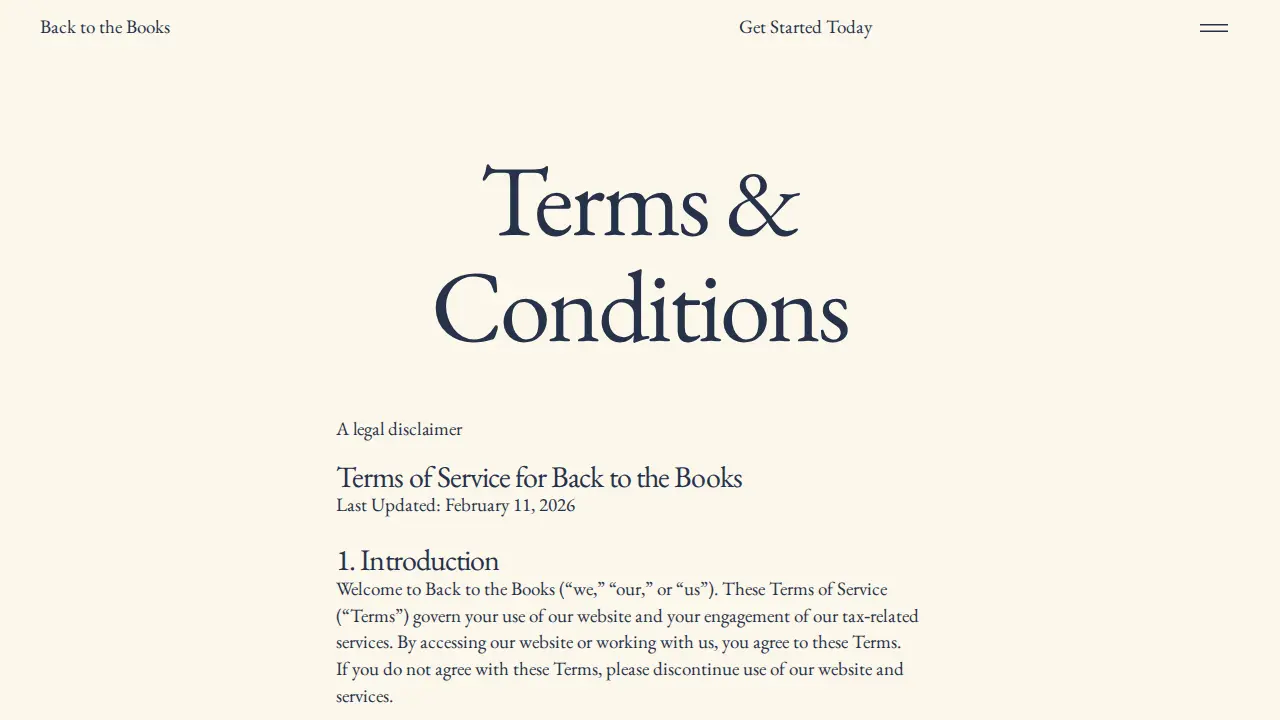 Back to the Books page