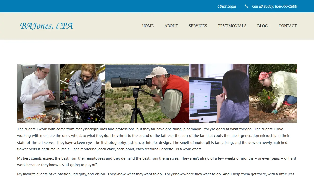 BAJones CPA page